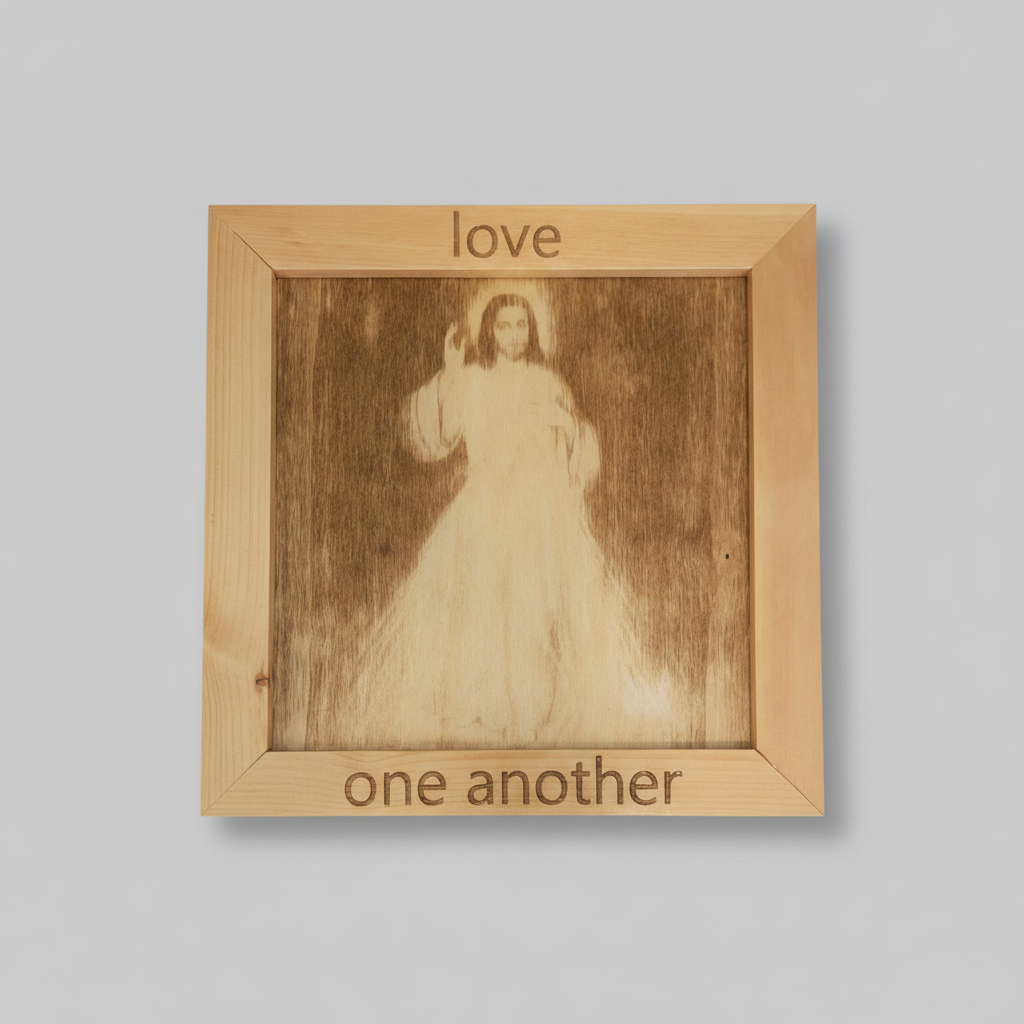 Love One Another - Gray Background