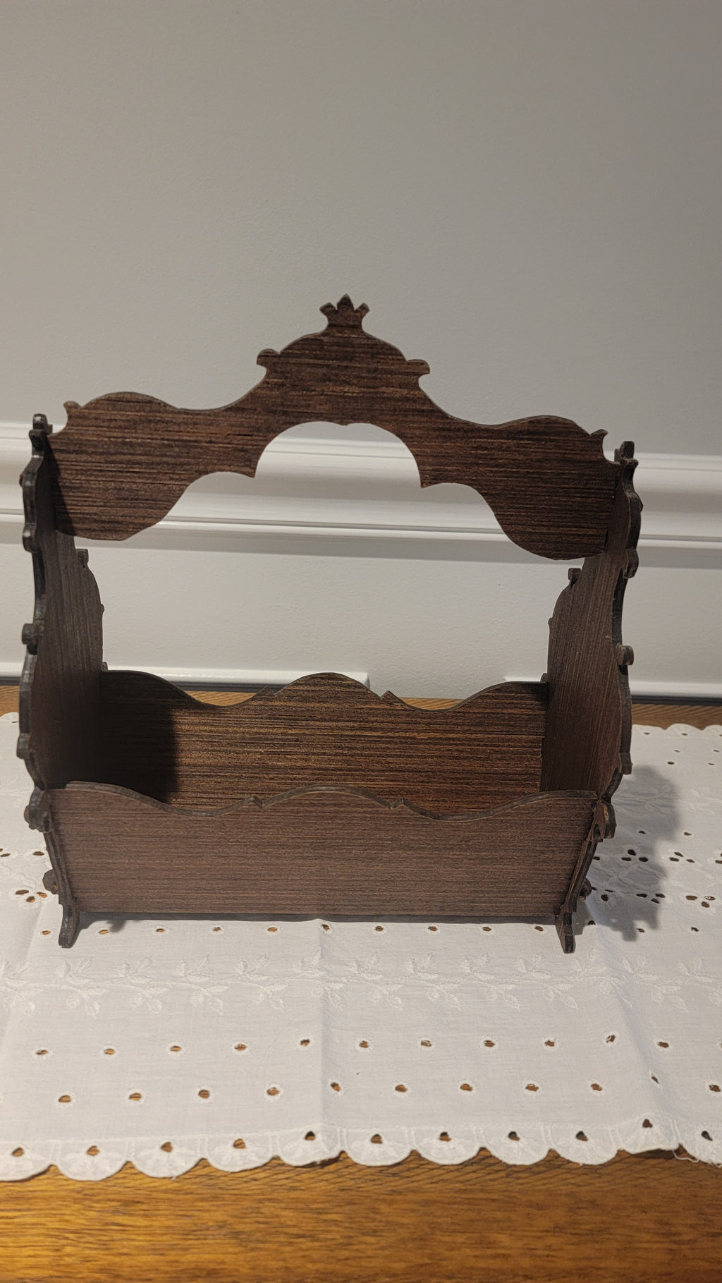 Handcrafted Scroll Saw Card & Mail Holder