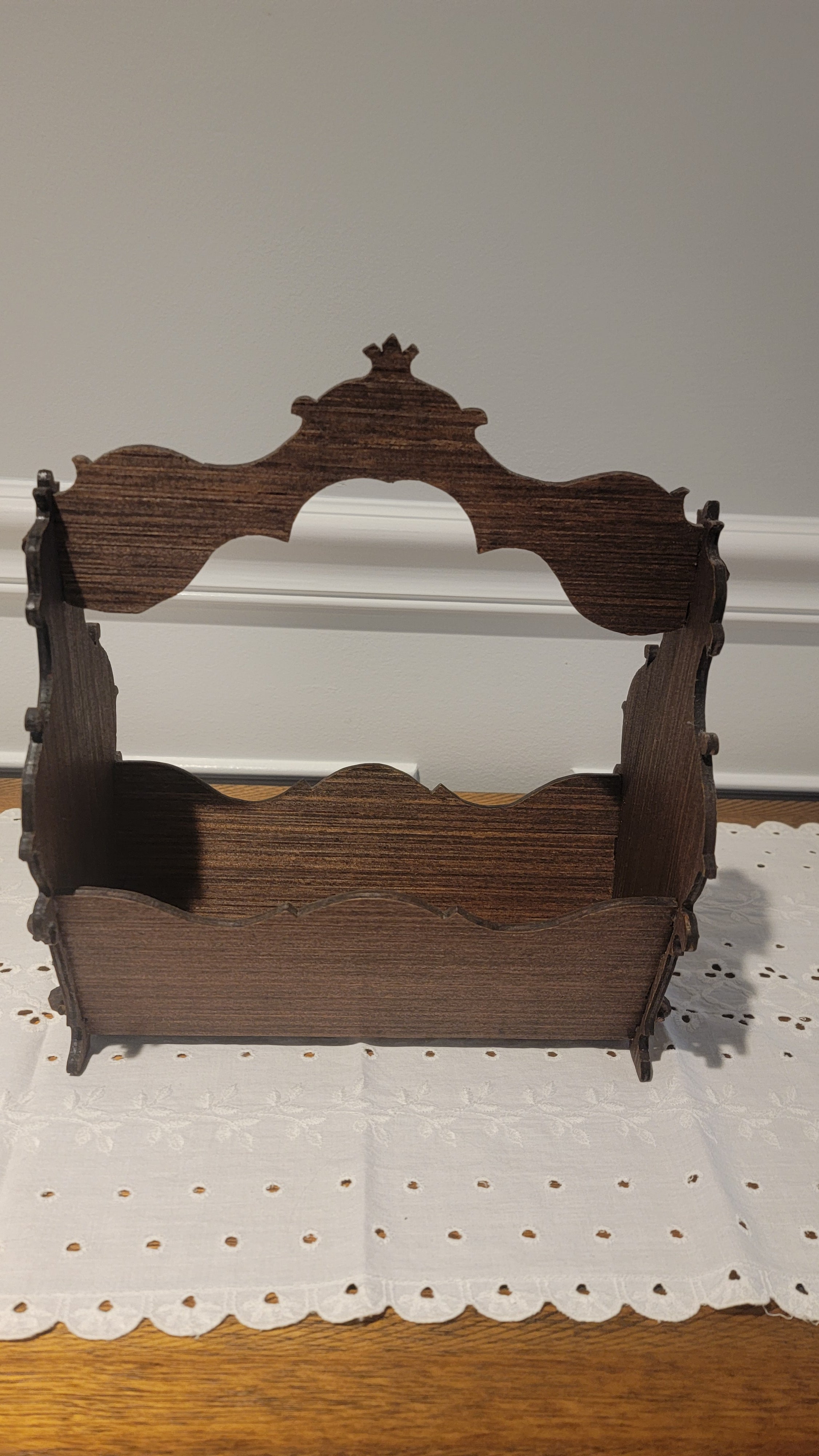 Handcrafted Scroll Saw Card & Mail Holder