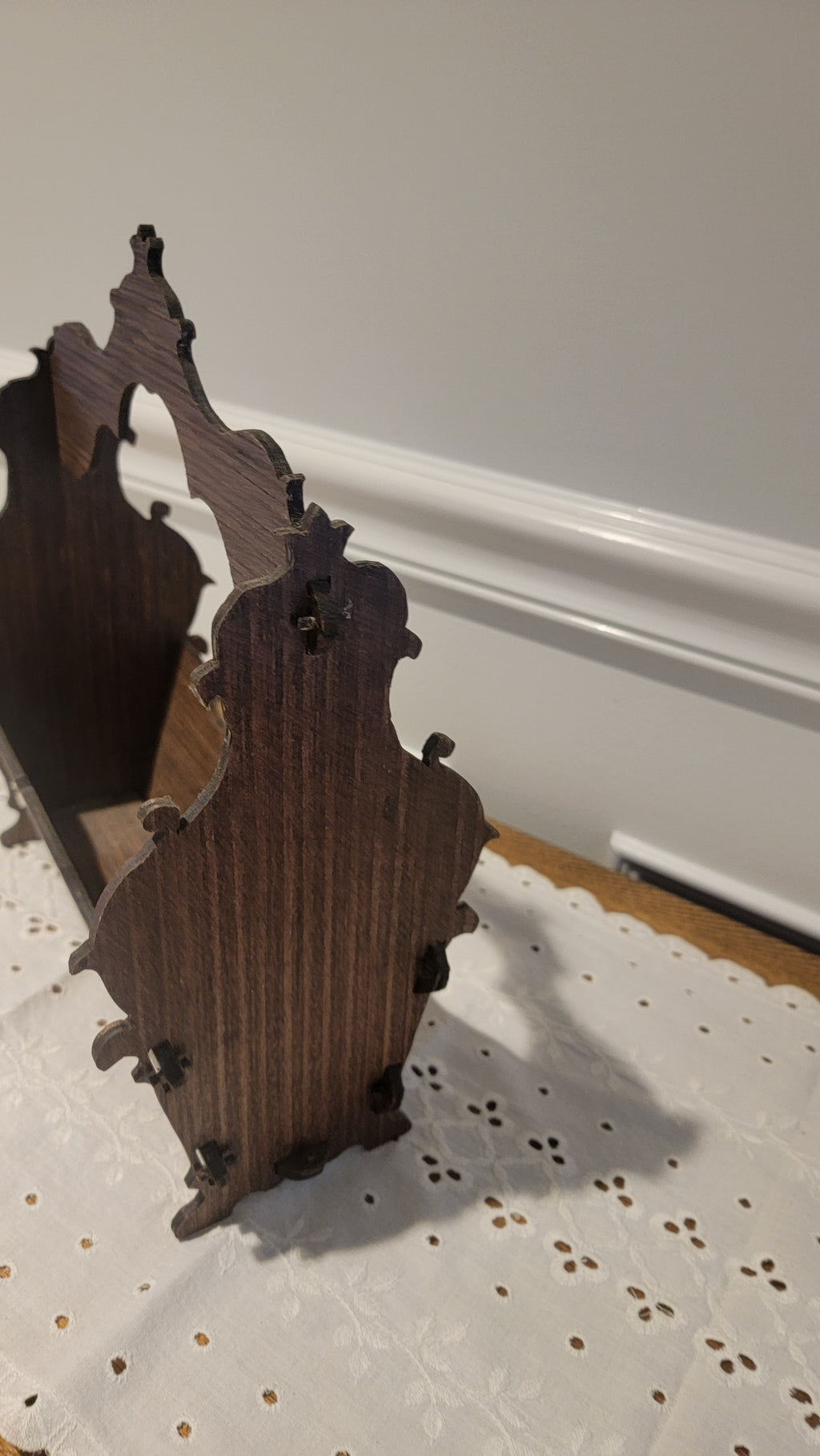 Handcrafted Scroll Saw Card & Mail Holder