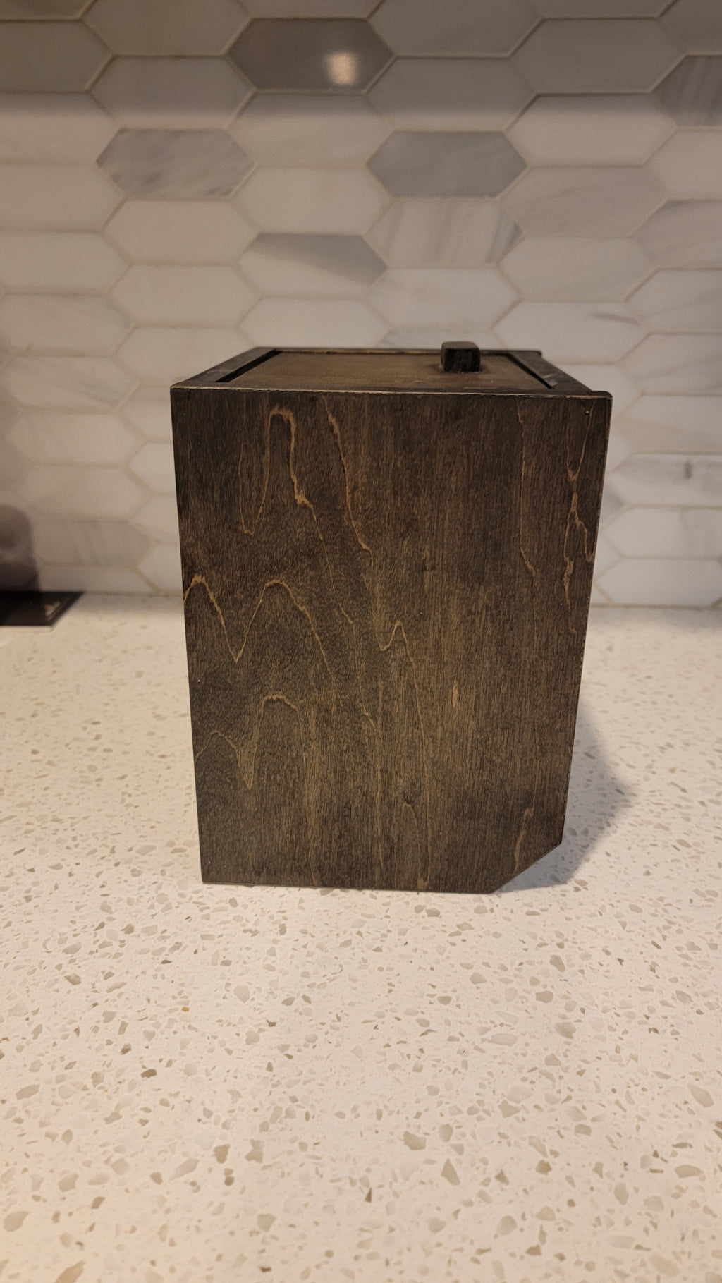 Small Handmade Bathroom Accessory for Toilet Paper and Wipes