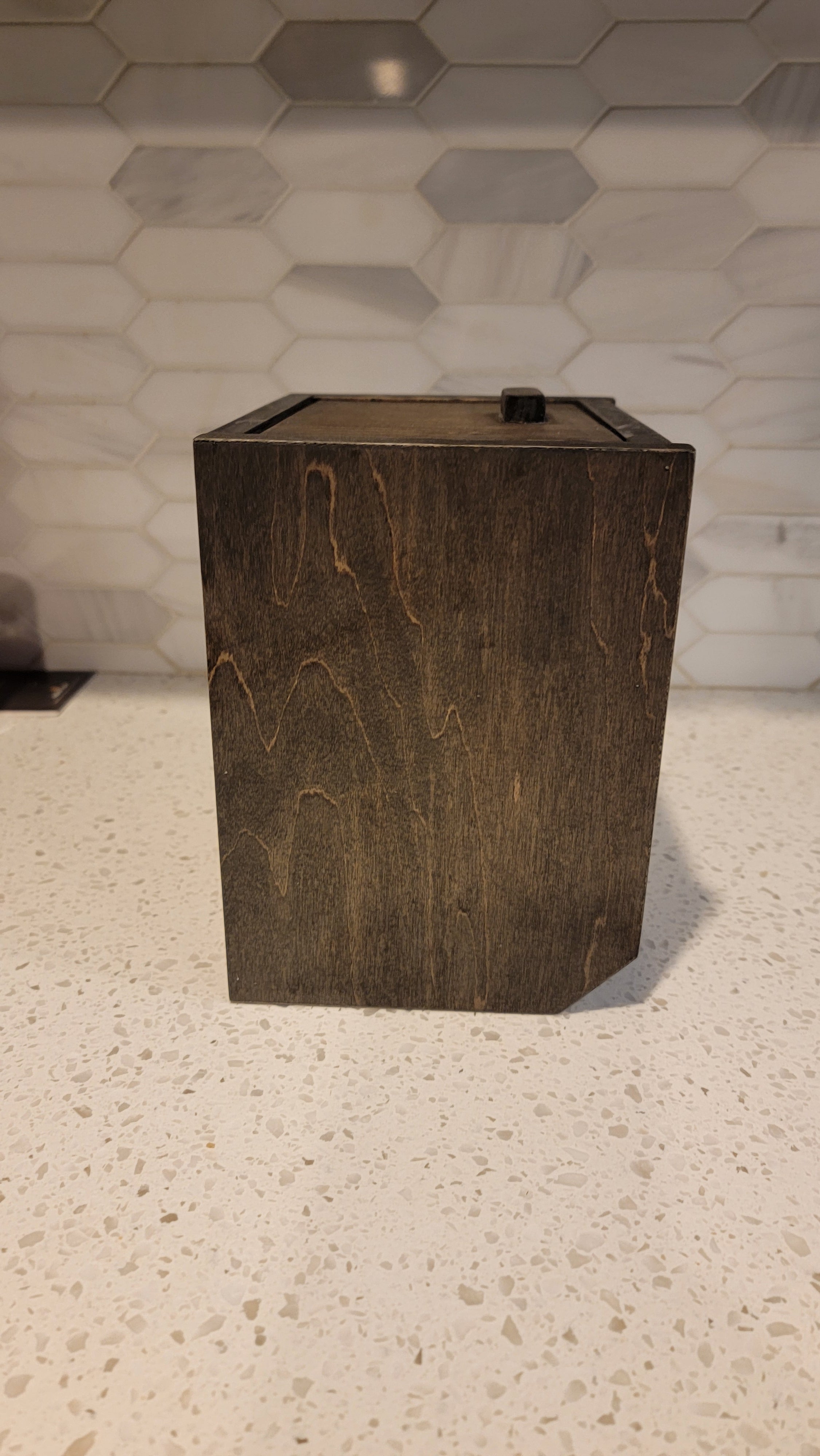 Small Handmade Bathroom Accessory for Toilet Paper and Wipes
