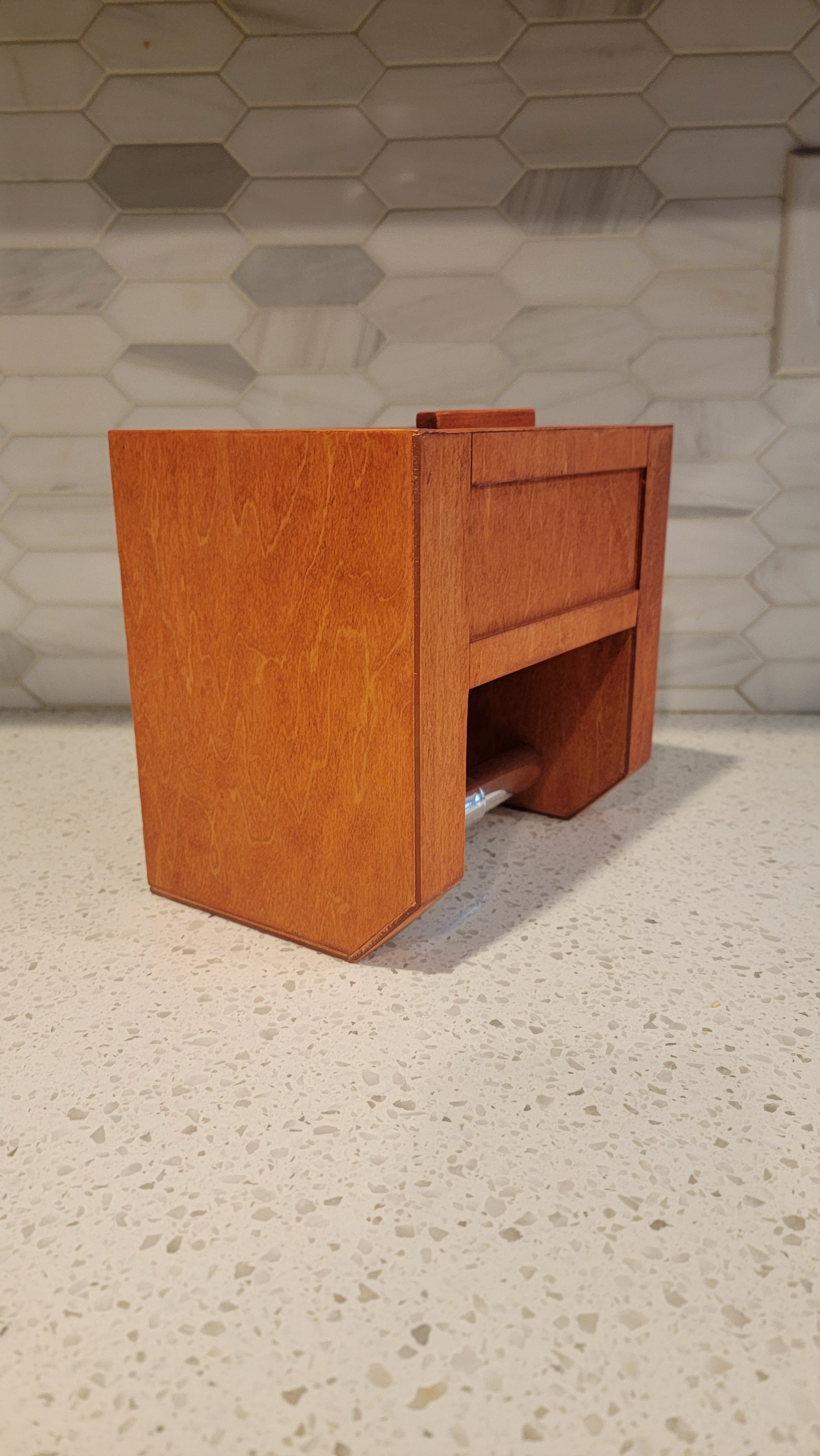 Large Handmade Bathroom Accessory for Toilet Paper and Wipes