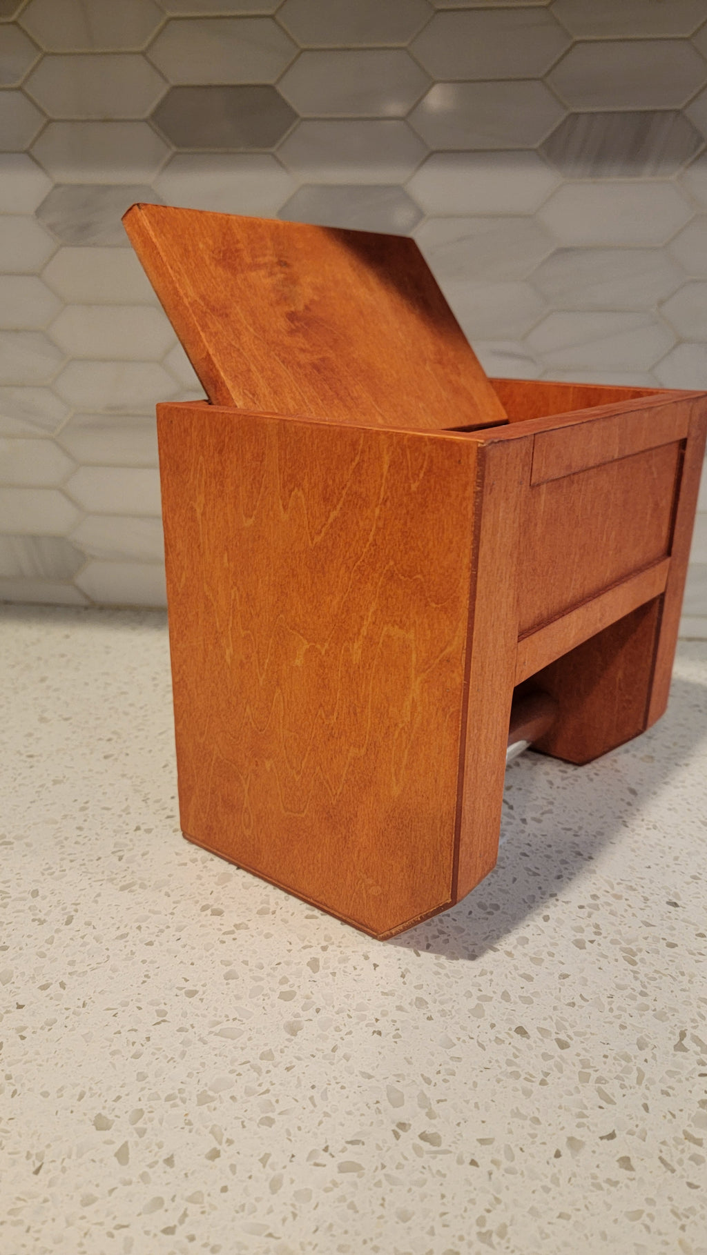 Large Handmade Bathroom Accessory for Toilet Paper and Wipes