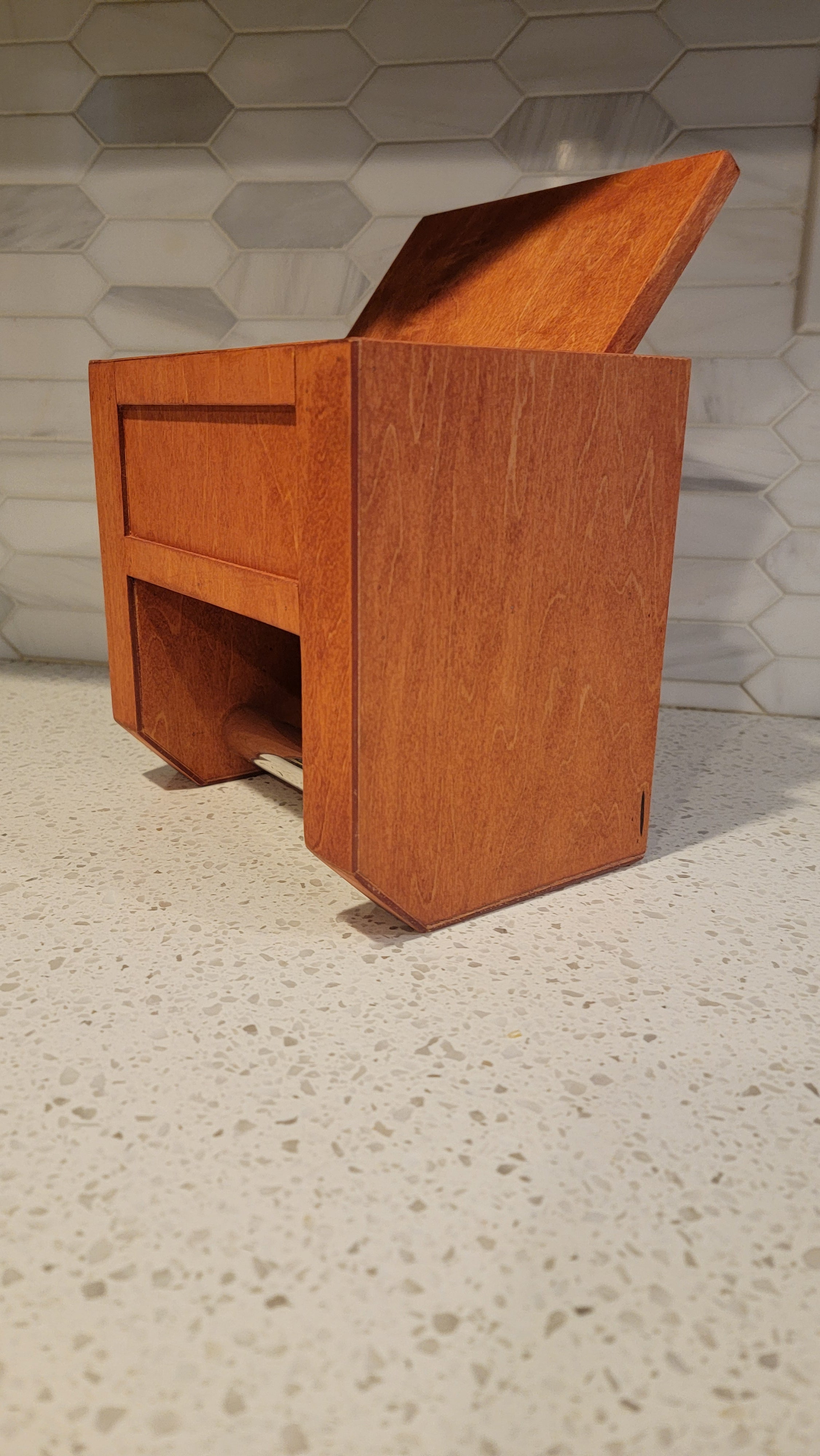 Large Handmade Bathroom Accessory for Toilet Paper and Wipes