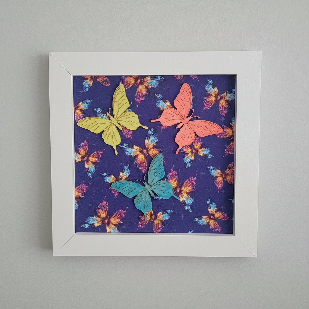 Glow in the Dark Butterfly Wall Art