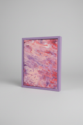 Pink & Purple Abstract on Gray Background