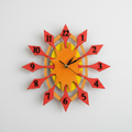 Sun Wall Clock
